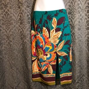 Maeve Anthropologie Blue Skirt Summer Wear